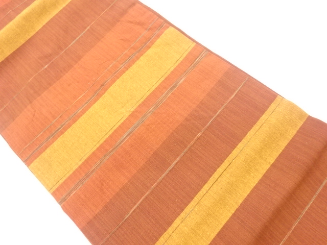 リサイクル　横段模様織出し名古屋帯